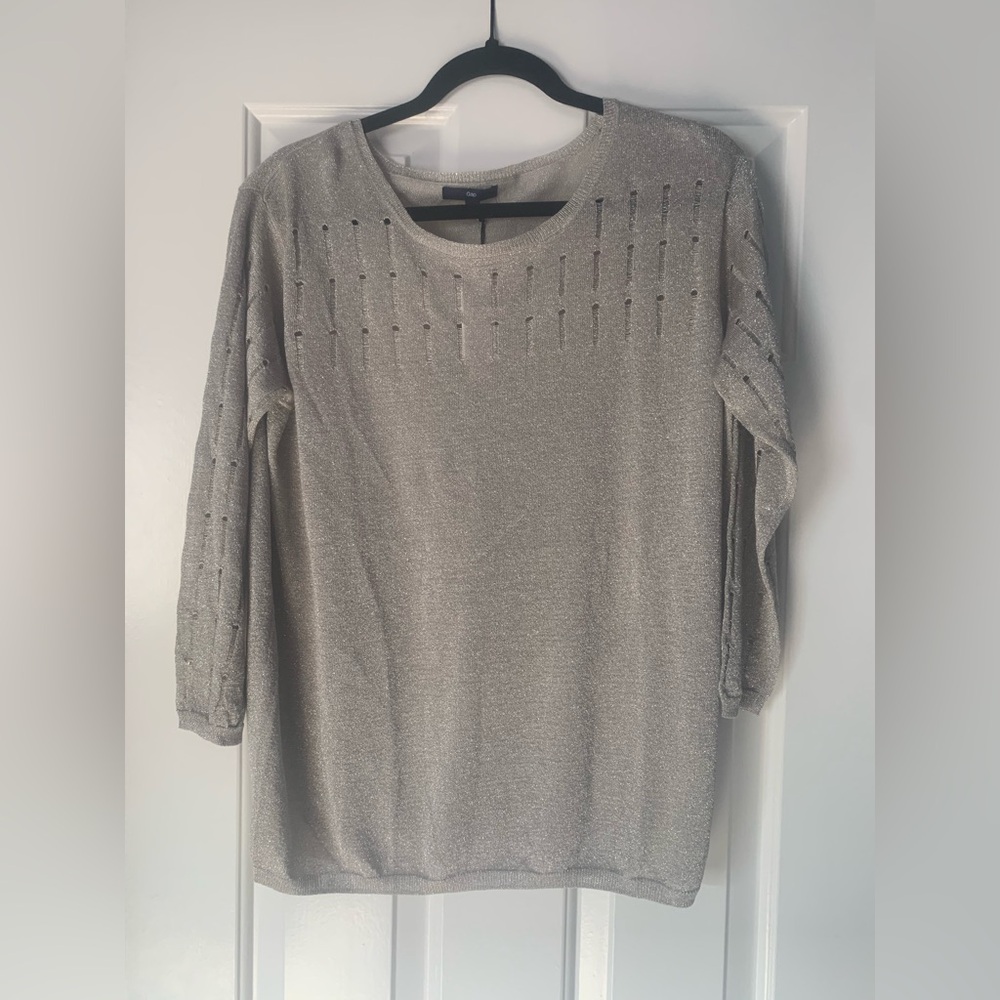 GAP Gray Crew Neck Sweater